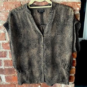 Leopard print blouse